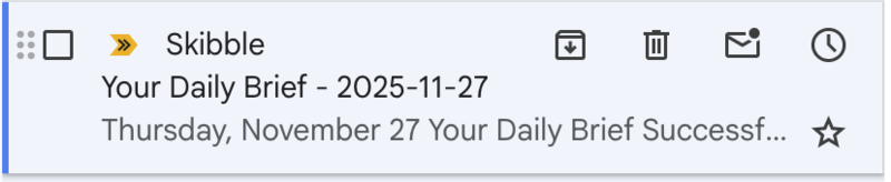 Get Your Daily Digest